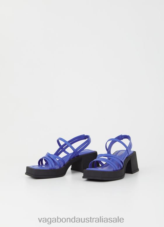 Vagabond 8642P41 Blue leather Women HENNIE SANDALS Footwear