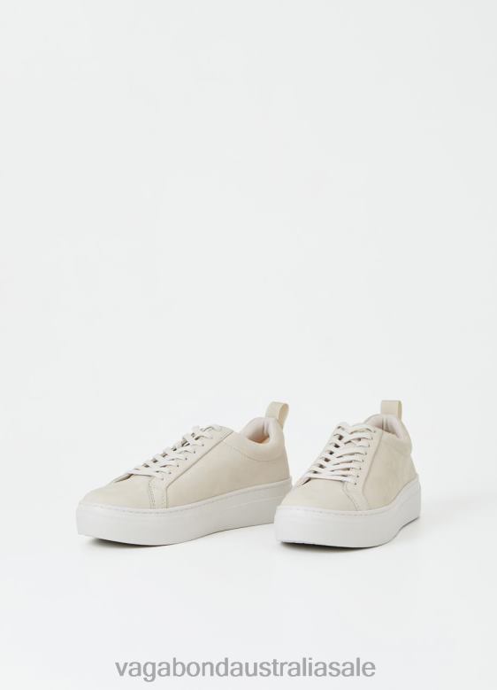 Vagabond 8642P181 Off White nubuck Women ZOE PLATFORM SNEAKERS Footwear