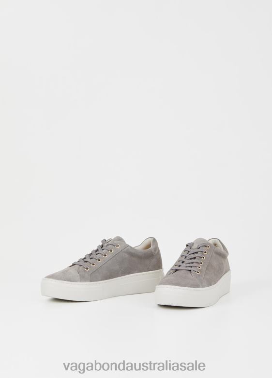 Vagabond 8642P182 Grey suede Women ZOE PLATFORM SNEAKERS Footwear